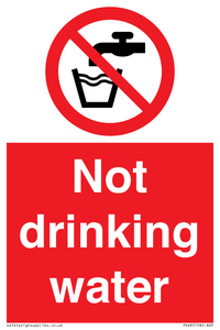 not drinking water